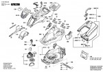 Bosch 3 600 HB9 207 Advancedrotak 650 Lawnmower 230 V / Eu Spare Parts